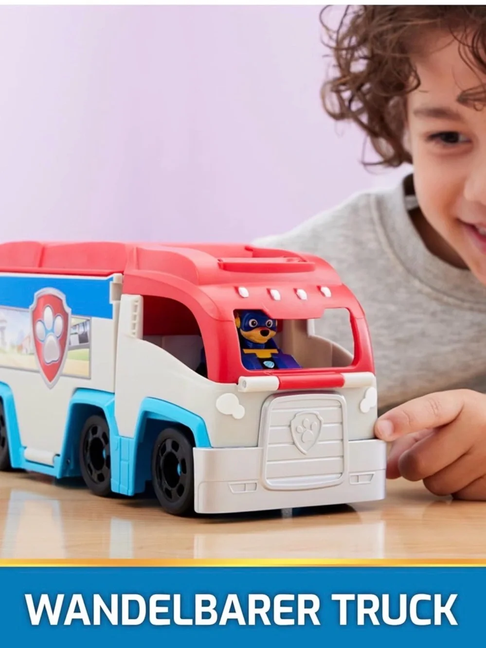 Paw Patrol Pup Squad Paw Patroller Toy - Red, Blue, White